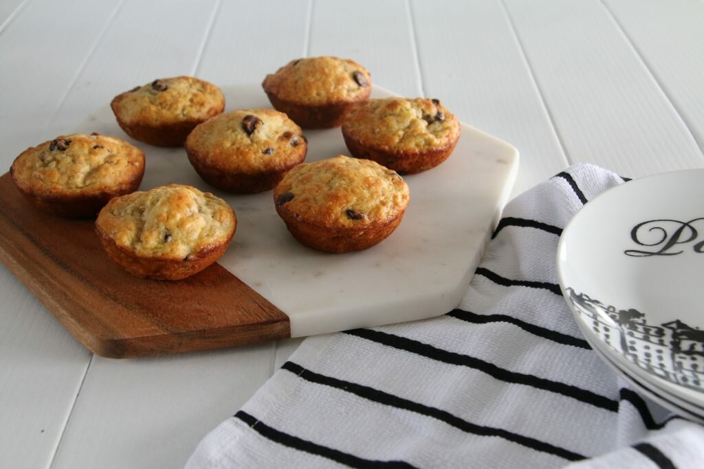 Banana Chocolate Chip Muffins