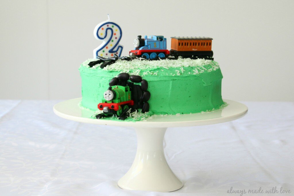 Thomas Themed Birthday Cake