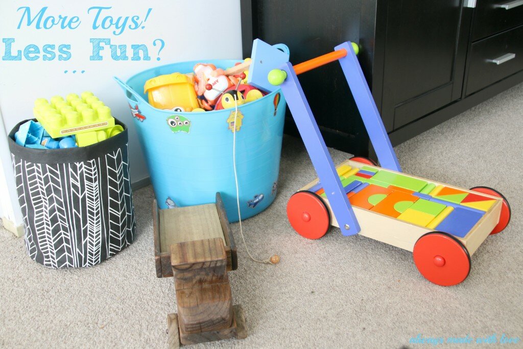 More Toys! Less Fun?